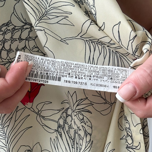 Zara Tropical Printed Skirt Set - Picture 12 of 12